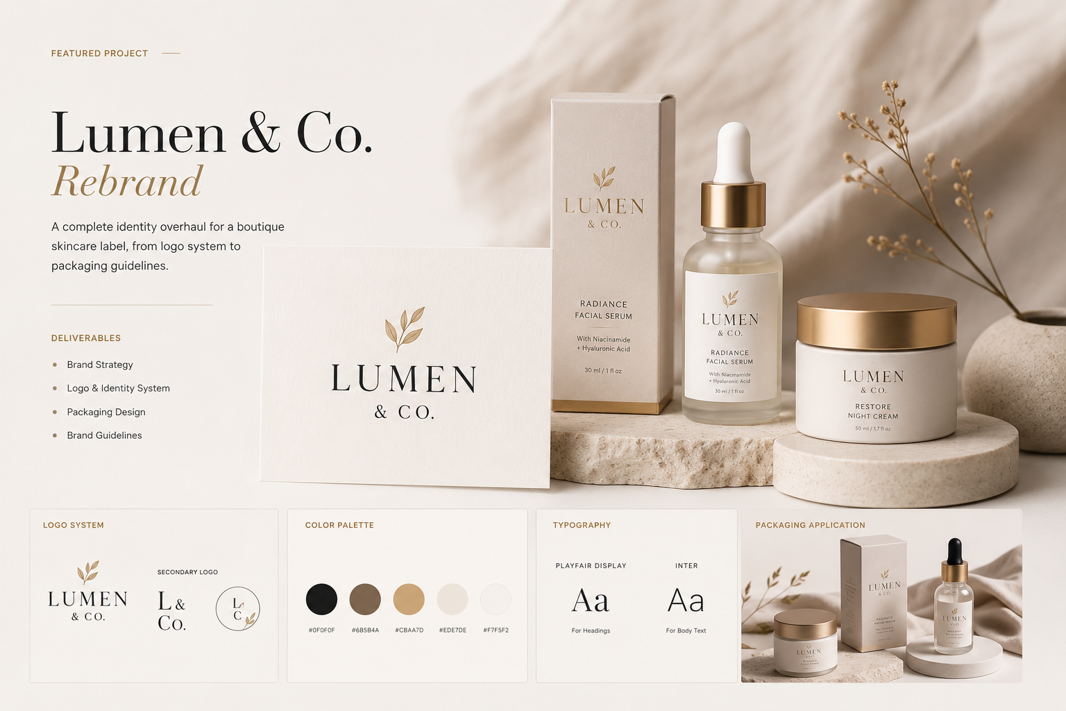 Lumen & Co. Skincare Rebrand